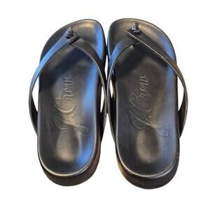 J Crew Women's Leather Flip Flop Sandel's Size 7